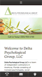 Mobile Screenshot of deltapsychgroup.com